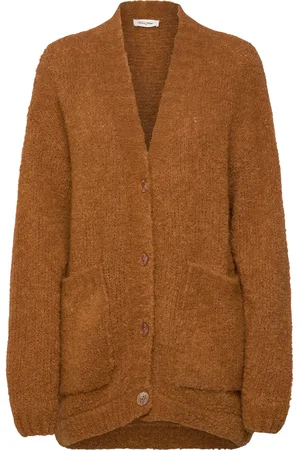 American Vintage Zolly Tops Knitwear Cardigans Brown
