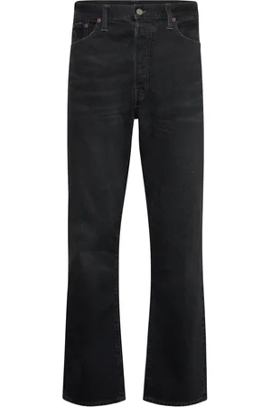 Ralph Lauren Heritage Straight Fit Faded Jean Bottoms Jeans Regular Black
