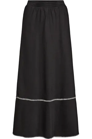 Numph Nudarby Skirt Skirts Maxi Skirts Black