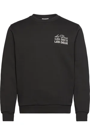 Les Deux Triple Sweatshirt Tops Sweat-shirts & Hoodies Sweat-shirts Black