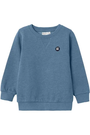 NAME IT Nmmvimo Ls Sweat Bru Noos Tops Sweat-shirts & Hoodies Sweat-shirts Blue