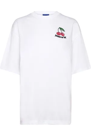Hugo Blue Over D Tee_B_1 Tops T-shirts & Tops Short-sleeved White