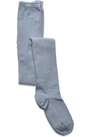 Melton Cotton Tights Sukkahousut Blue