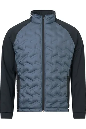 Abacus Mens Grove Hybrid Jacket Sport Jackets Quilted Jackets Blue
