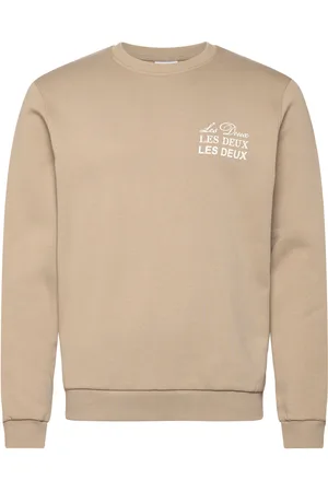 Les Deux Triple Sweatshirt Tops Sweat-shirts & Hoodies Sweat-shirts Beige