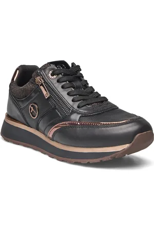 Tamaris Women Lace-Up Matalavartiset Sneakerit Tennarit Black