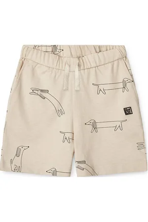 Liewood Bako Printed Shorts Bottoms Shorts Cream