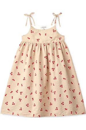 Liewood Eli Printed Dress Dresses & Skirts Dresses Casual Dresses Sleeveless Casual Dresses Cream