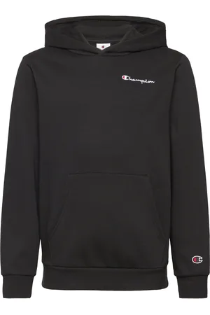 Champion Hooded Sweatshirt Tops Sweat-shirts & Hoodies Hoodies Black
