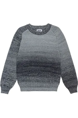Molo Bosse Tops Knitwear Pullovers Grey