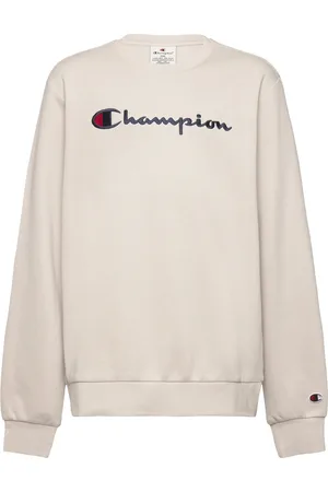 Champion Crewneck Sweatshirt Tops Sweat-shirts & Hoodies Sweat-shirts Beige