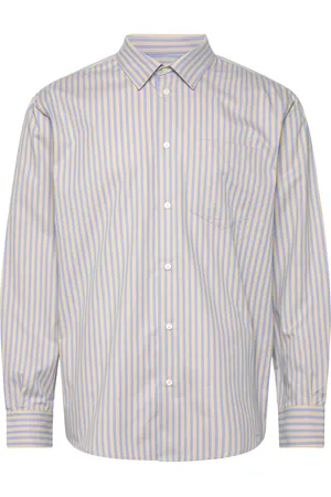 WoodWood Nico Poplin Shirt Designers Shirts Casual Blue