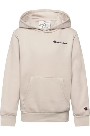 Champion Hooded Sweatshirt Tops Sweat-shirts & Hoodies Hoodies Beige