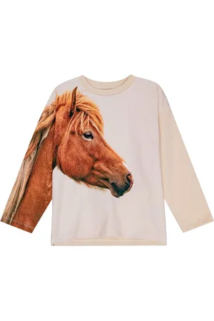 Molo Mountoo Tops T-shirts Long-sleeved T-shirts Beige