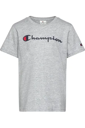 Champion Ss Tee Tops T-shirts Short-sleeved Grey