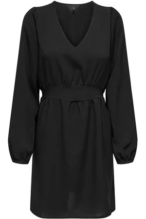 ONLY Onlnova Life Elite L/S Siri Dress Solid Lyhyt Mekko Black