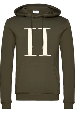 Les Deux Encore Bouclé Hoodie Tops Sweat-shirts & Hoodies Hoodies Green