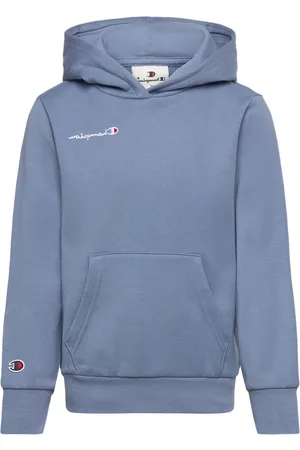 Champion Hooded Sweatshirt Tops Sweat-shirts & Hoodies Hoodies Blue