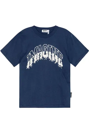 Molo Riley Tops T-shirts Short-sleeved Navy