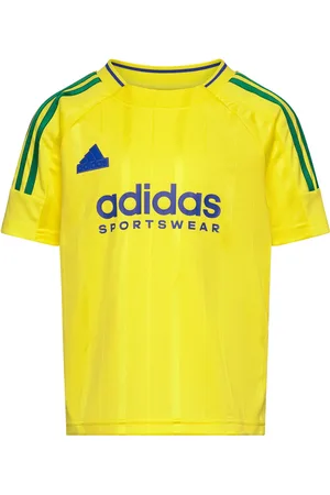 adidas J Np Tee Tops T-shirts Short-sleeved Yellow