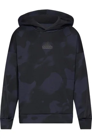 adidas J Fi Aop Hd Tops Sweat-shirts & Hoodies Hoodies Black