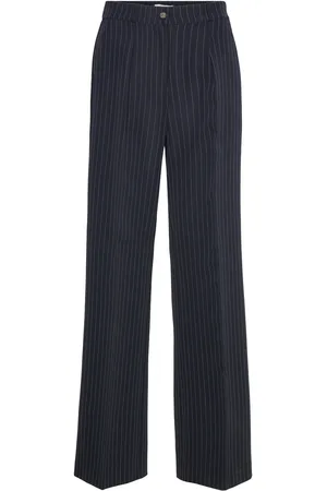 Dante 6 D6Solveigh Pinstripe Pants Bottoms Trousers Suitpants Navy