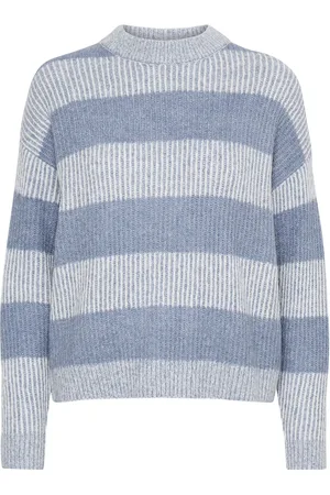 Ichi Ihkamara Ls13 Tops Knitwear Jumpers Blue