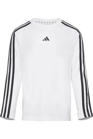 adidas J Tr-Es 3S Ls Sport T-shirts Long-sleeved T-shirts White