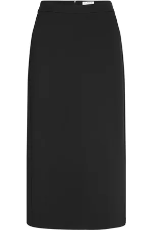 Claire Woman Cwnaomi - Skirt Skirts Knee-length & Midi Skirts Black