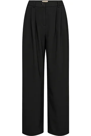 soyaconcept Sc-Frankie Bottoms Trousers Wide Leg Black