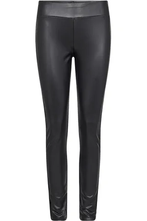 soyaconcept Sc-Haida Bottoms Trousers Leather Leggings-Housut Black