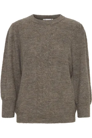 Ichi Ihkamara Ms3 Tops Knitwear Jumpers Beige
