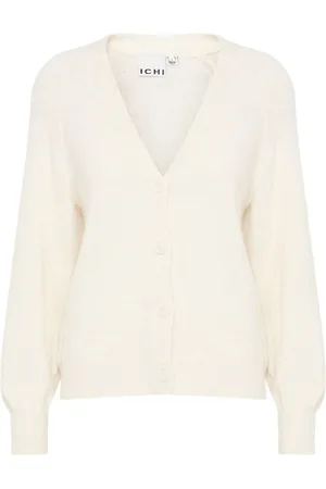 Ichi Ihkamara Ca3 Tops Knitwear Cardigans Cream