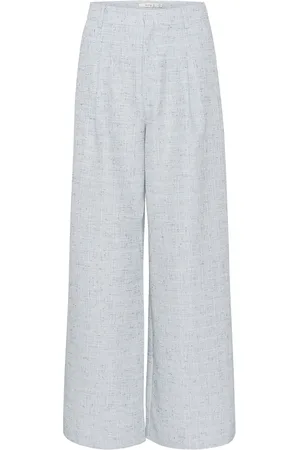 Gestuz Gisellygz Hw Pants Bottoms Trousers Suitpants Grey