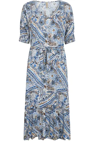 soyaconcept Sc-Fatana Polvipituinen Mekko Blue