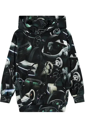 Molo Romo Tops Sweat-shirts & Hoodies Hoodies Black