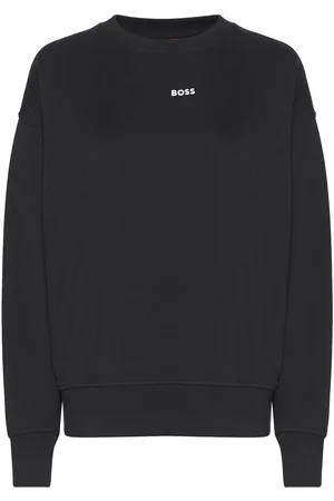 HUGO BOSS C_Eteia_Small_Logo Tops Sweat-shirts & Hoodies Sweat-shirts Black