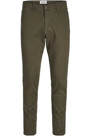 JACK & JONES Jpstmarco Bowie Noos Bottoms Trousers Chinos Green Jack & J S