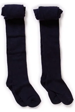 Melton 2-Pack Cotton Tights Sukkahousut Blue
