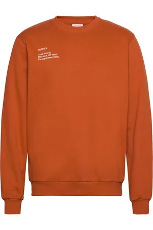 Les Deux Neighborhood Sweatshirt Tops Sweat-shirts & Hoodies Sweat-shirts Orange
