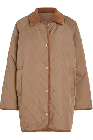 Tommy Hilfiger Md Lw Quilted Reversible Coat Tikkitakki Brown