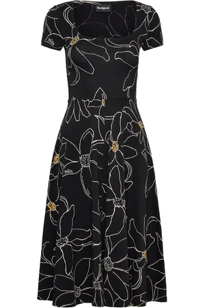 Desigual Margaritis Polvipituinen Mekko Black