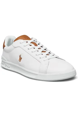 Ralph Lauren Heritage Court Ii Leather Sneaker Matalavartiset Sneakerit Tennarit White