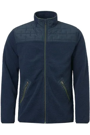 Abacus Mens Preston Pile Windjacket Sport Men Sport Clothing Sport Outerwear Sport Jackets Sport Golf Jackets Navy