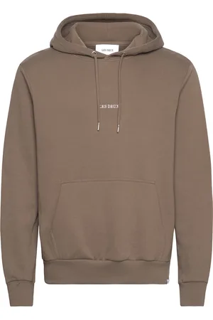 Les Deux Dexter Hoodie Tops Sweat-shirts & Hoodies Hoodies Brown