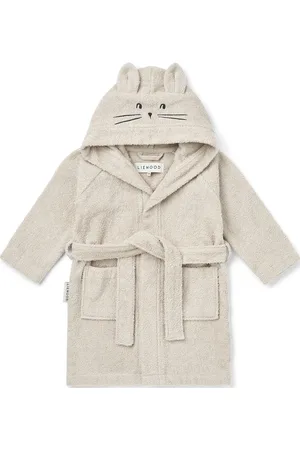 Liewood Lily Rabbit Bathrobe Aamutakki Kylpytakki Grey