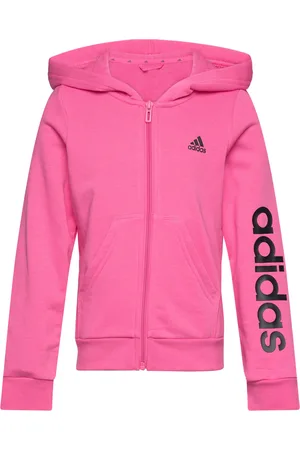 adidas G Lin Fz Hd Tops Sweat-shirts & Hoodies Hoodies Pink