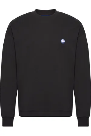 Hugo Blue Ninnyo Tops Sweat-shirts & Hoodies Sweat-shirts Black