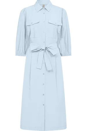 soyaconcept Sc-Netti Polvipituinen Mekko Blue