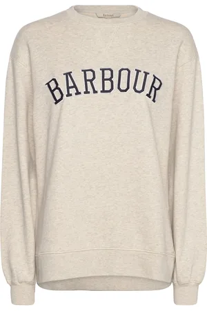 Barbour Northumb Sweat Tops Sweat-shirts & Hoodies Sweat-shirts Cream
